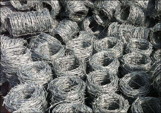 Galvanized mild steel barb wire